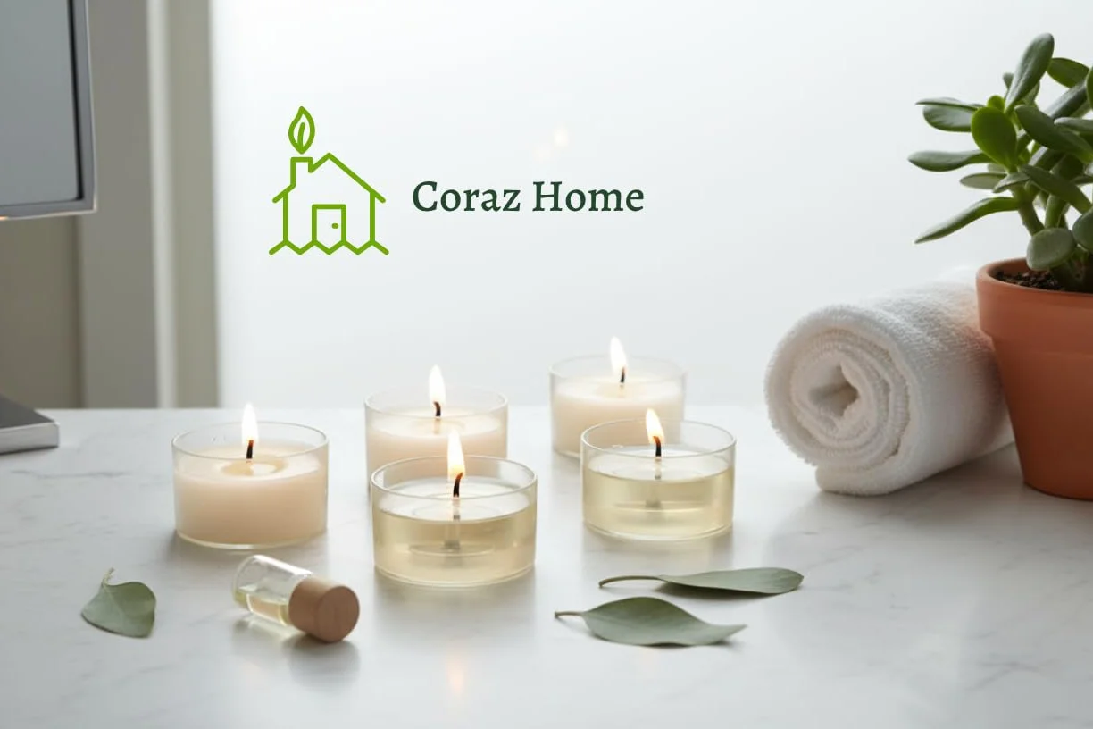 Velas de Cera de Colza Natural Candelitas en Taza Transparente Cera Blanca Luces Nocturnas No Tóxicas No Perfumadas (Caja de Kraft, 50 Candelitas - 8 Horas)