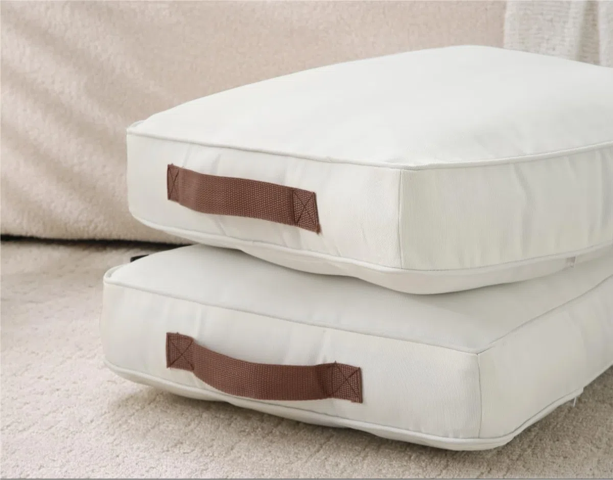 Almohadillas de suelo grandes, cojines cuadrados de suelo para adultos, cojines gruesos de alta calidad, cojines de yoga 45cm