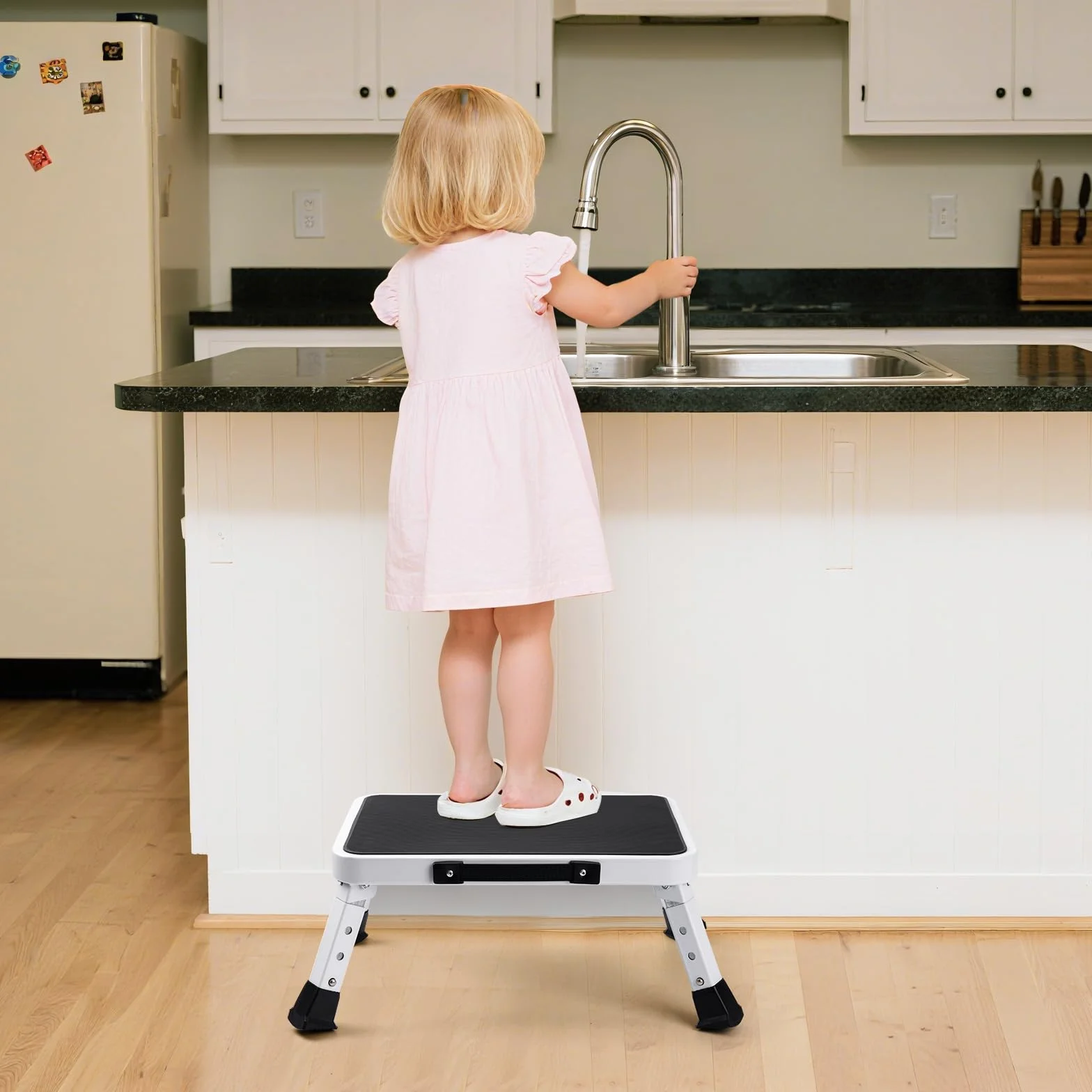 Taburete Plegable Portátil Cocina, Banco Plegable para Hogar y Oficina