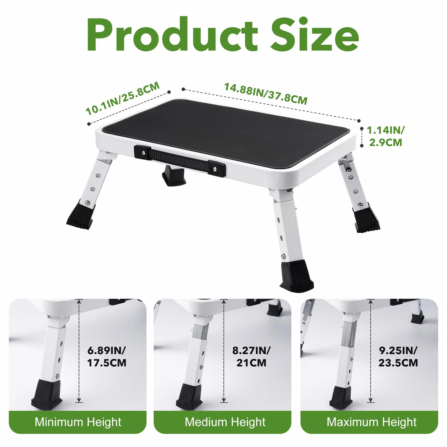 Taburete Plegable Portátil Cocina, Banco Plegable para Hogar y Oficina