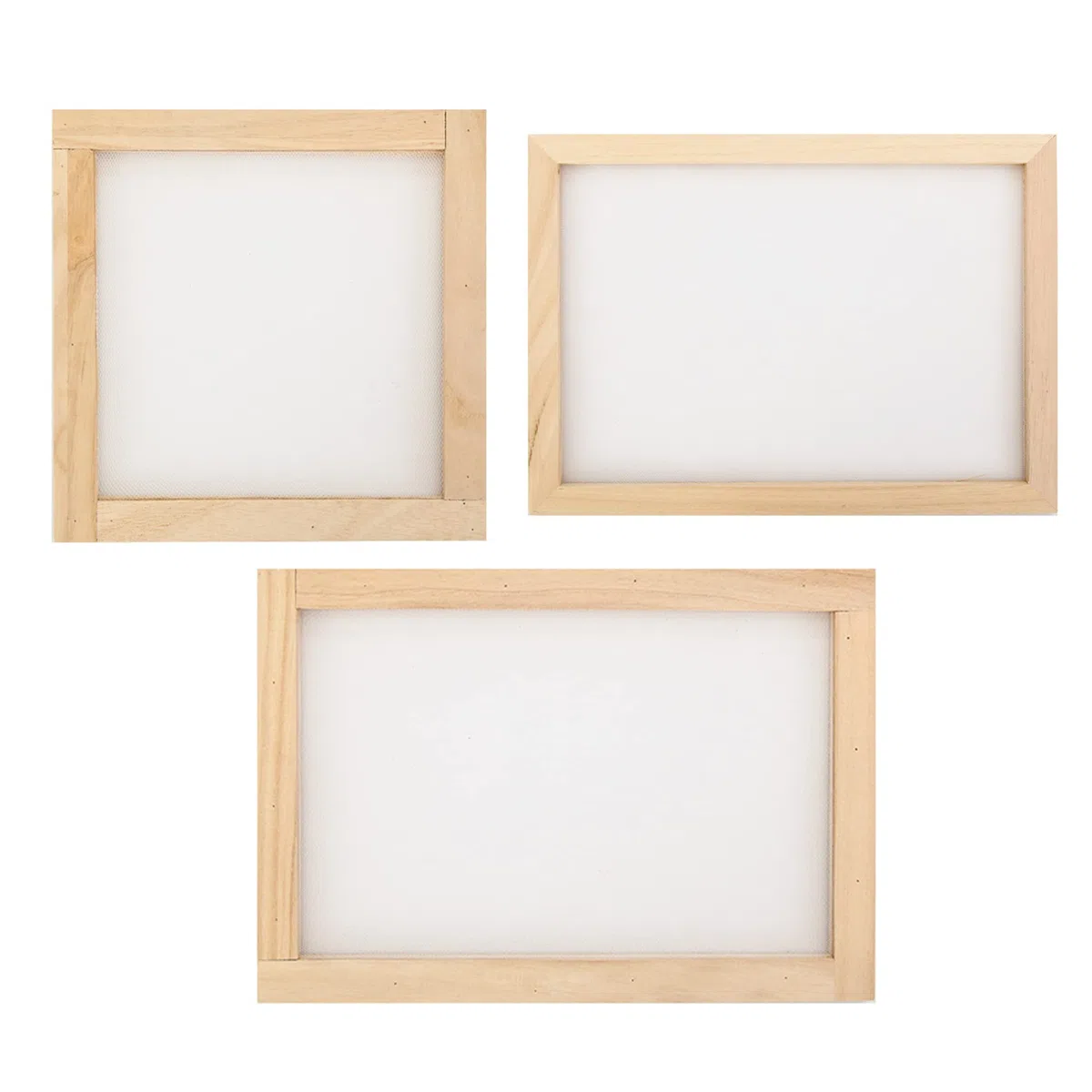 3 Pcs Papel FabricacióN De Moldes De Madera, Moldes Tradicionales De FabricacióN De Papel Marco De Pantalla Tradicional Flores Prensadas Para Adolescentes EnseñAnza FabricacióN