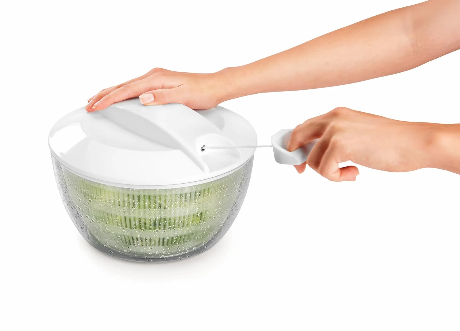 Metaltex CENTRIFUGADORA DE Ensalada 'Turbo', Blanco, Estandar