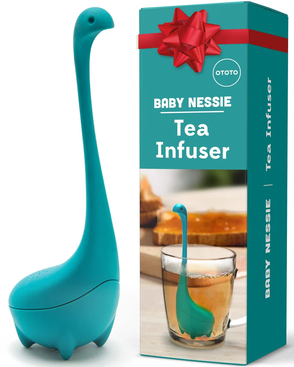 Ototo Design OT839 - Infusor de té, diseño Baby Nessie, Color Azul