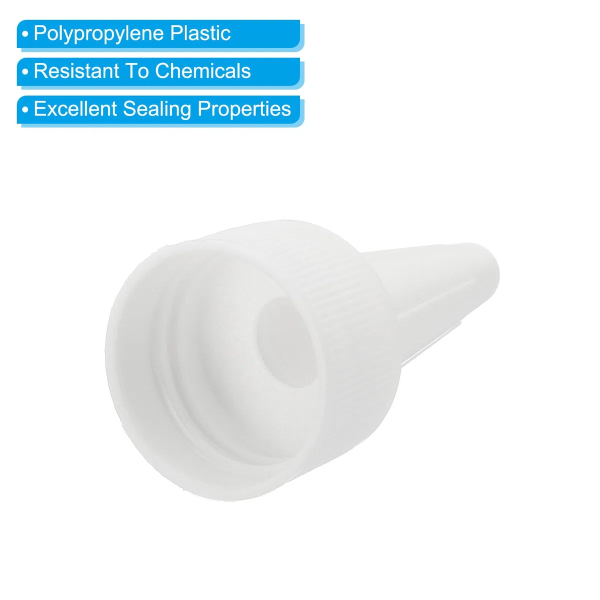 PATIKIL Girar Botella Tapas, 36 Uds 24/410 Estrujar Botella Tapa Reemplazo Tapas para Clavijaamento Dispensador Botellas Dispensador Tapas Pintura Botellas, Blanco
