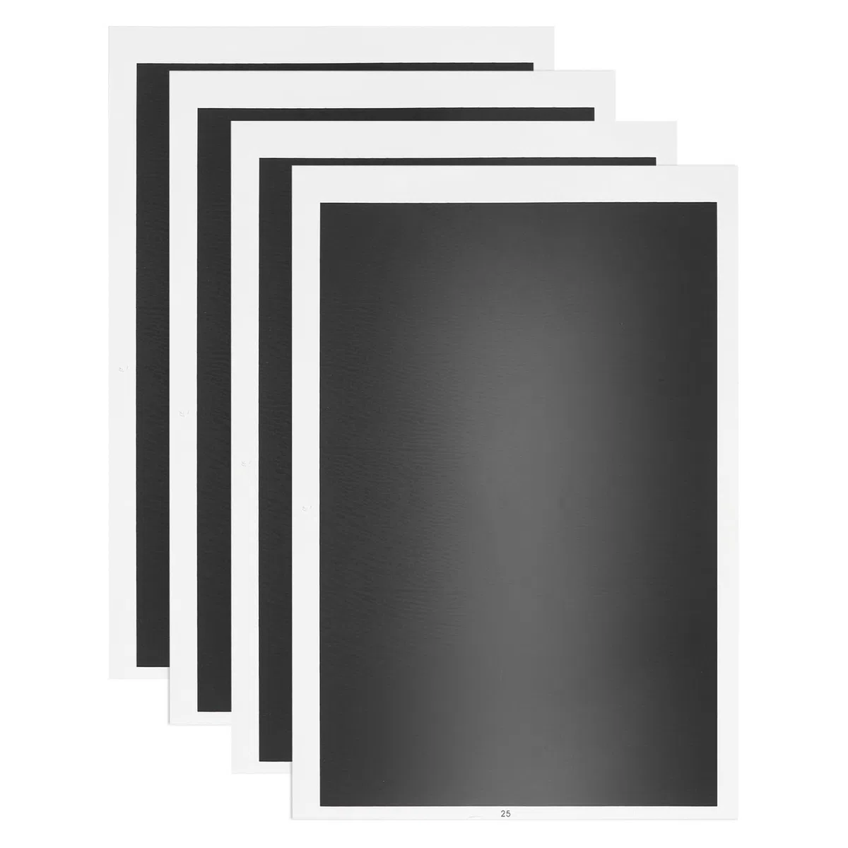 QUARKZMAN 4 Pcs Papel Para Grabado laser, 39 x 27cm Papel Para Marcado laser, Papel laser Gris En Blanco Para Metal, Cerámica, Vidrio, Marcado laser De Fibra