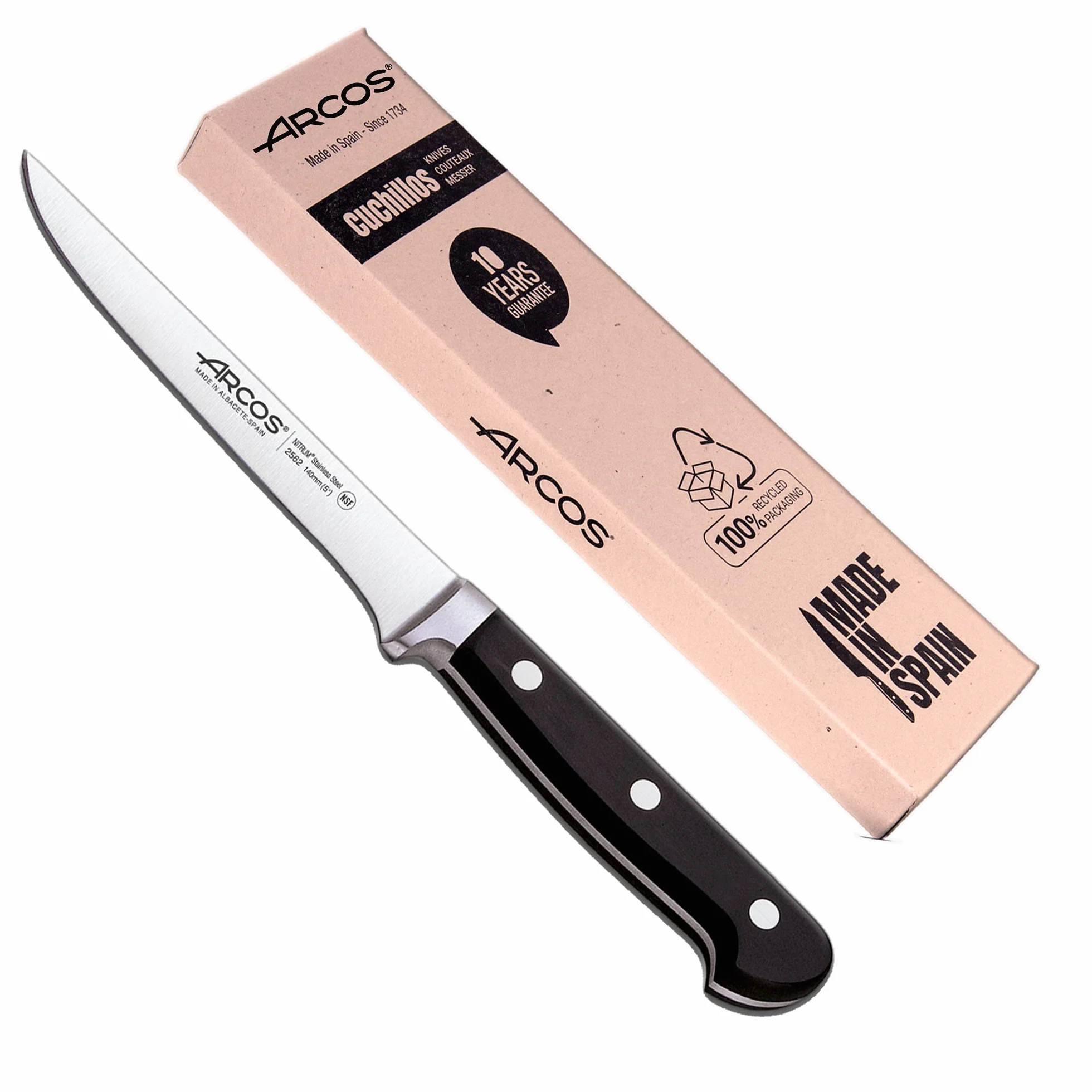 Arcos Cuchillo de Deshuesar 140 mm Clásica Envase Eco