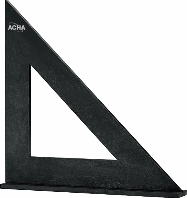 Acha 200 x 200mm - Cartabón Vaciado Con Baño Inox. Negro, Liso (5)