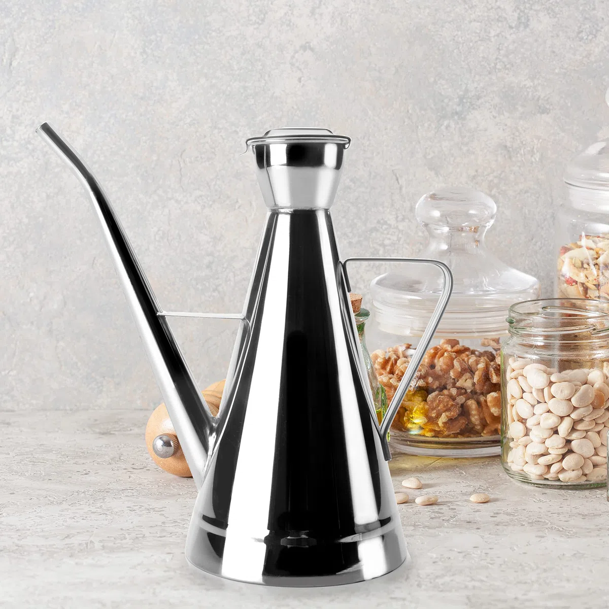 Ibili 709710 - Aceitera "Iberica" Inox 1 l