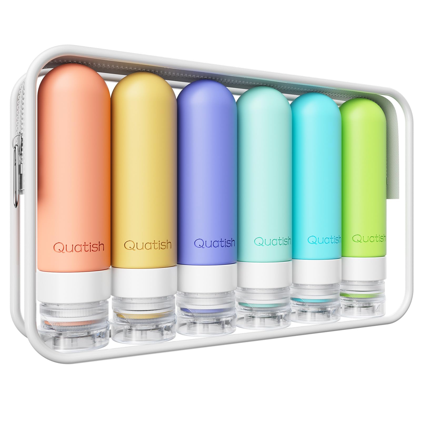 TSA Approved Leakproof Silicone Travel Bottles