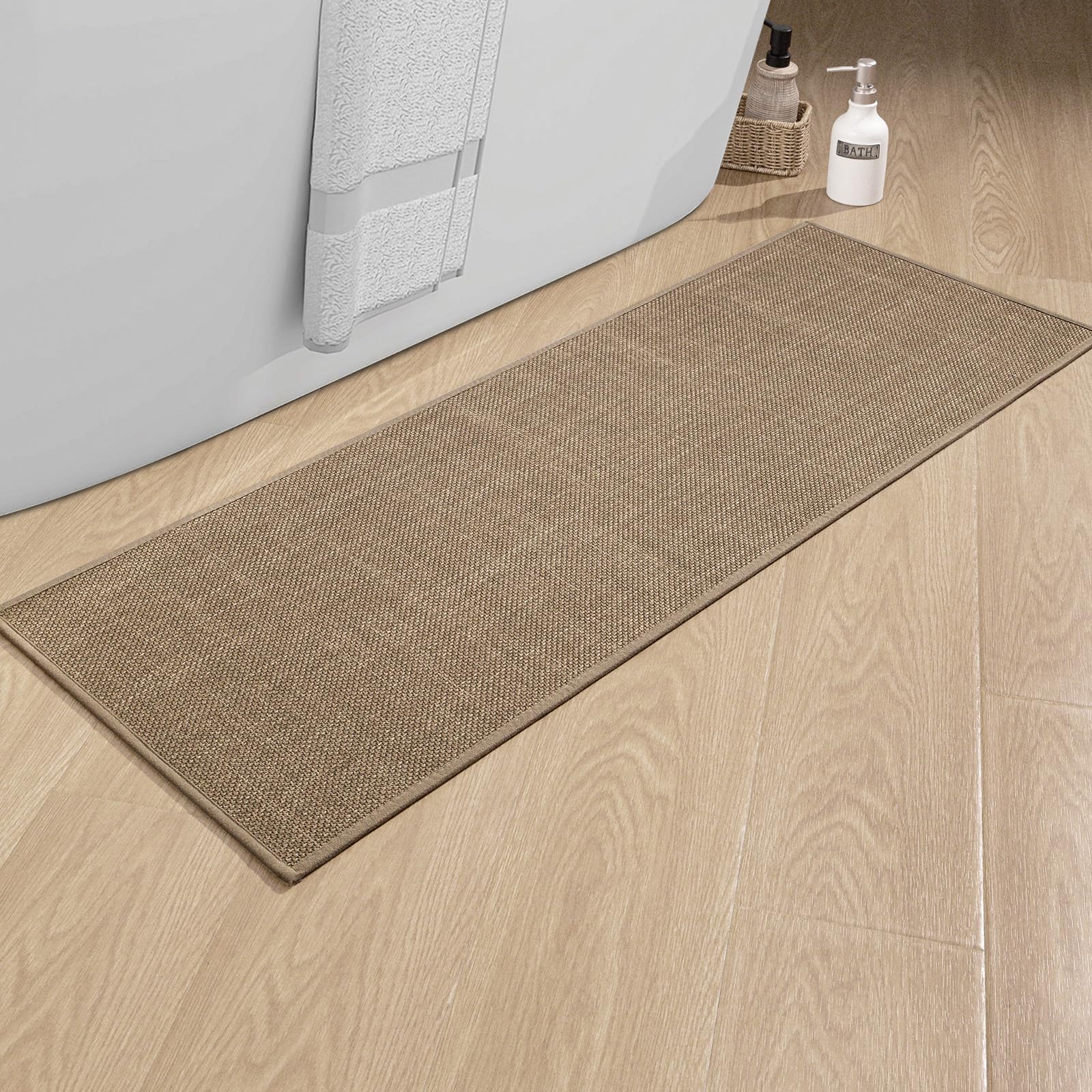 Ultra-Thin Absorbent Non-Slip Bath Runner